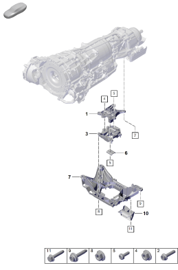 306-020 - palier de bv
support de bv