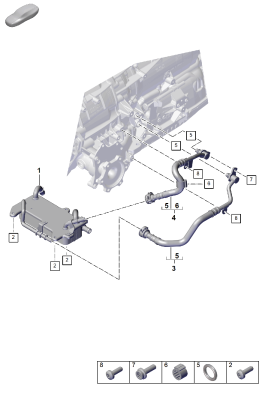 360-020 - Boite automatique 8 vitesses
pour transmission integrale
Radiateur d'huile bdv
Conduite d'huile