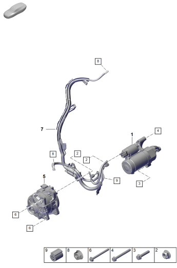 902-200 - demarreur
Alternateur triphase