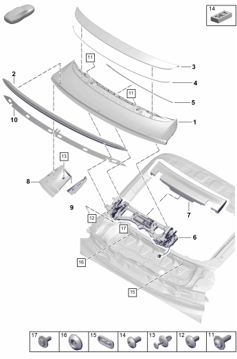 803-190 - Aileron arriere
Coupe
GT
