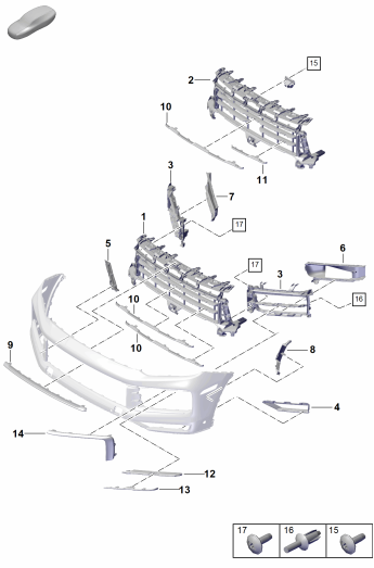 802-005 - pare-chocs
pieces detail
grille de guidage d'air