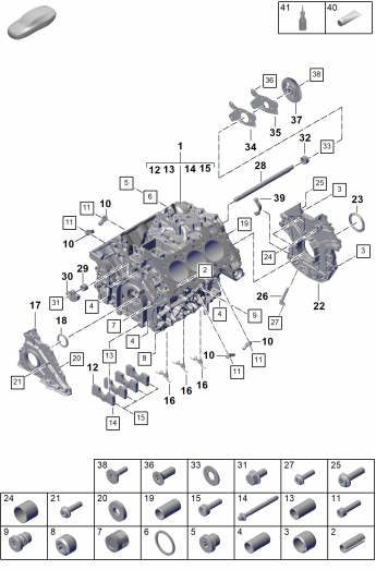 101-110 - Carter-moteur
pieces detail