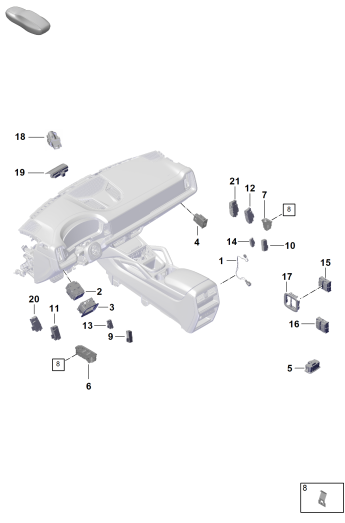 905-400 - Interrupteur
Contacteur de commande