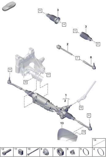 403-000 - Mecanisme de direction
Elements carross.amovibles
