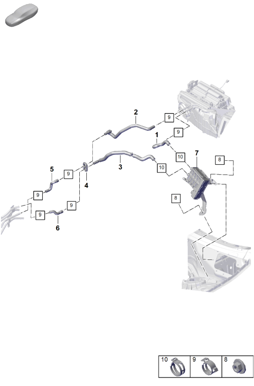 815-101 - chauffage
Circuit haute température
Chauffage a haut voltage (PTC)
pour vehicules avec
transmission hybride