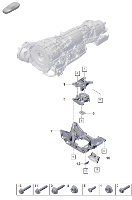 306-010 - palier de bv
support de bv