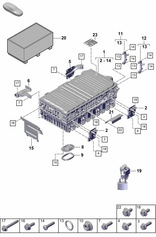 251-010 - Batterie hybride