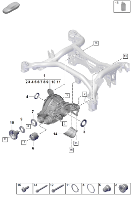 305-000 - transmission ar
p. vehicules sans blocage du
differentiel