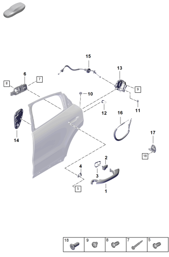 804-275 - poignee de porte ext.
Serrure de porte
Coupe