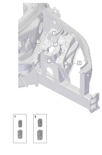 806-600 - Kit de reparation de filetage
Tourelle de jambe de force