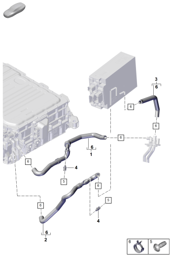 815-620 - chauffage
Refroidissement de la batterie
pour vehicules avec
transmission hybride