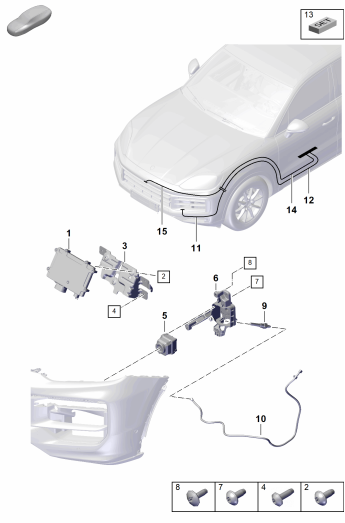 915-200 - Camera syst. vision nocturne
pieces detail
pour vehicules avec systeme
de vision nocturne