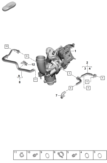 202-100 - Refroidisseur a refrigerant
pour turbocompresseur