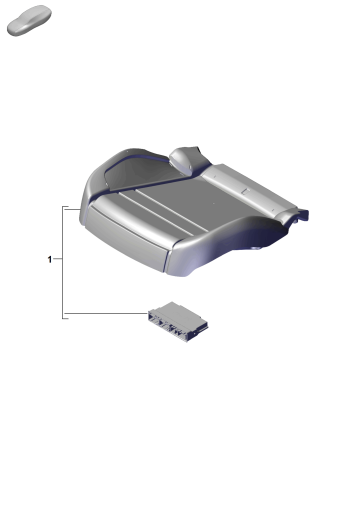 817-450 - Kit de reparation pour syst.
detection d'occupation siege
seulement p.:
