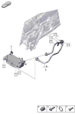360-010 - Boite automatique 8 vitesses
pour transmission integrale
Radiateur d'huile bdv
Conduite d'huile