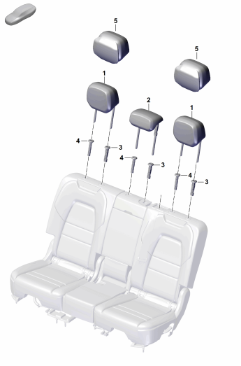 818-220 - Appuie-tete
Pieces de fixation