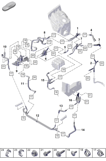 815-320 - chauffage
Circuit haute température
pour vehicules avec
transmission hybride