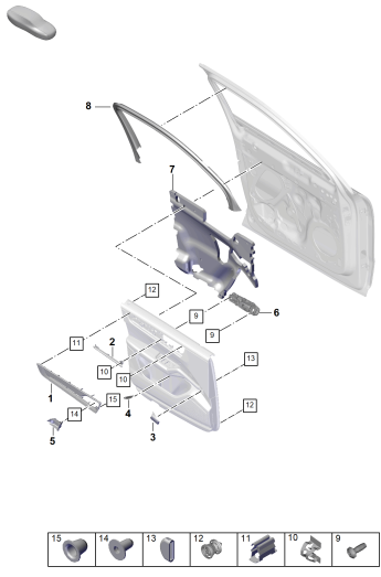 808-490 - Garniture de porte
Ornement
et
Elements carross.amovibles