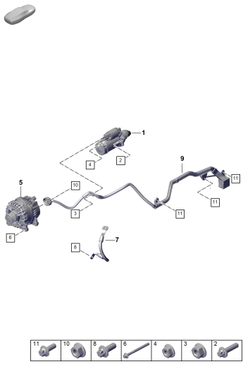 902-200 - demarreur
Alternateur triphase