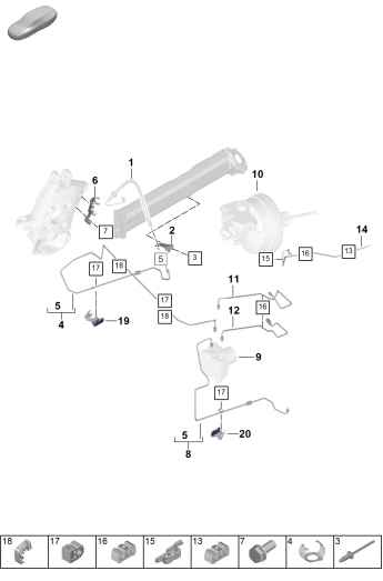 604-010 - Conduite de frein