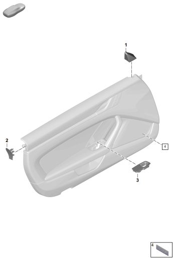 808-490 - Garniture de porte
Elements carross.amovibles