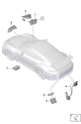 915-100 - Camera frontale pour
systemes assistance conducteur
Camera marche arriere
Real Top View