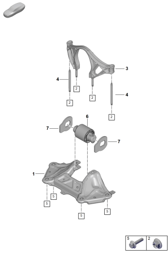 306-000 - pieces de fixation p. moteur
et bv