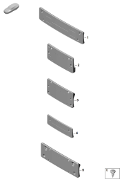 802-300 - support p. plaque de police