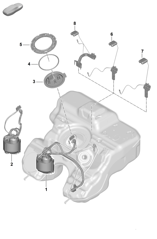 201-050 - Pompe a carburant
Transmetteur pour niveau de
carburant