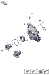 501-020 - Support de roue
Moyeu de roue