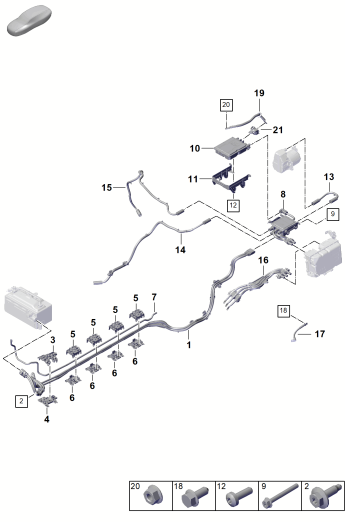 904-000 - cablages
pour syst. haut voltage