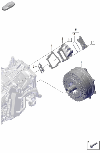 302-300 - Moteur princ. entrain. electr.
pour vehicules avec
transmission hybride