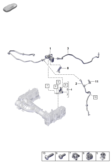 107-310 - Conduite de purge
Desaeration du reservoir
Moteur