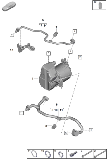 814-100 - Climatiseur
Compresseur clim. electrique