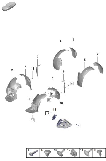 801-750 - coquille de passage de roue
Elements carross.amovibles