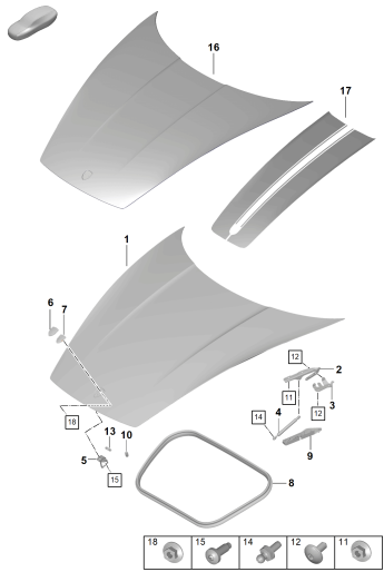 803-000 - Capot avant