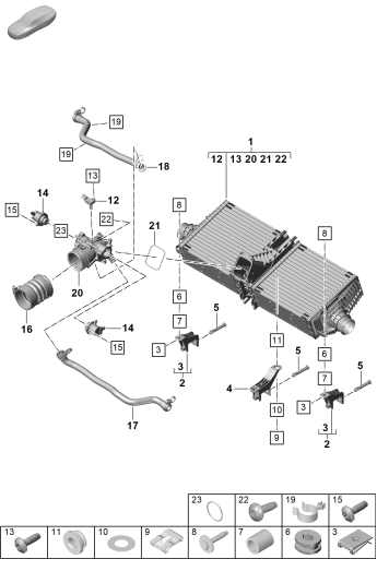 107-200 - Radiateur air suralimentation