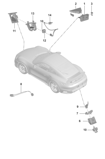 913-000 - Camera frontale pour
systemes assistance conducteur
Camera marche arriere
Real Top View