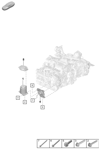 109-000 - Suspension de moteur
