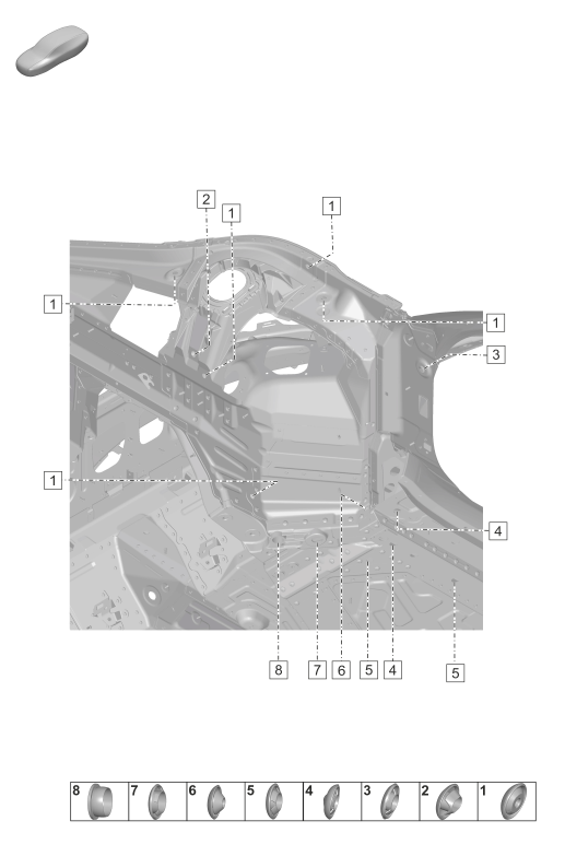 806-100 - Obturateurs pour carrosserie
Assemblage-tôlerie-carrosserie
passage de roue