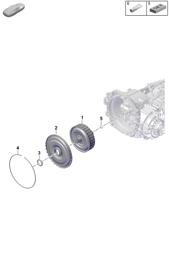 302-200 - Boîte vit. embr.double 8 rap.
- PDK -
pour vehicules avec
transmission hybride
Embrayage pour boite vitesses
a embrayage double