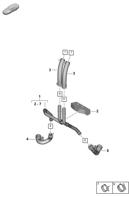 813-000 - Chauffage, climatiseur
tuyau a refrigerant