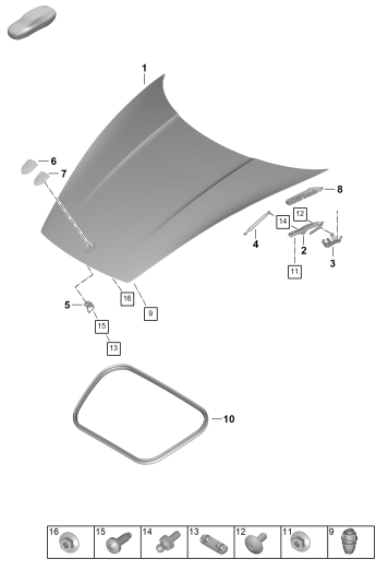 803-000 - Capot avant