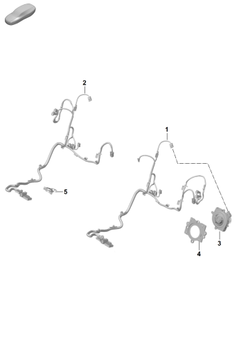 817-500 - Systeme electrique
dossier
Pour véhicules a. régl. élec-
trique des sièges à 14 voies
p. vehicules avec reglage
electr. sieges 18 courses