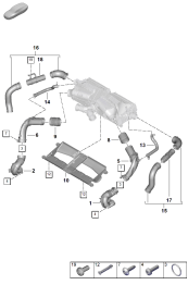 107-250 - Radiateur air suralimentation
guidage d'air