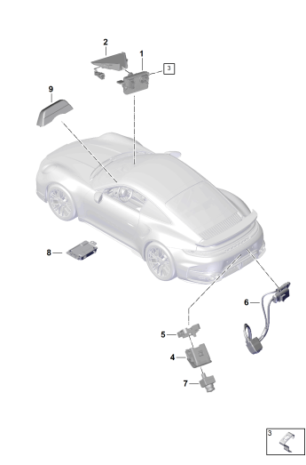 915-100 - Camera frontale pour
systemes assistance conducteur
Camera marche arriere
Real Top View