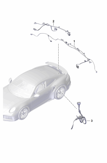 903-500 - Faisceau de cables
Partie arriere du vehicule
cablage p. dispositif
antiblocage              -abs-