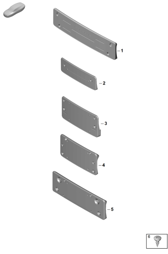 802-300 - support p. plaque de police