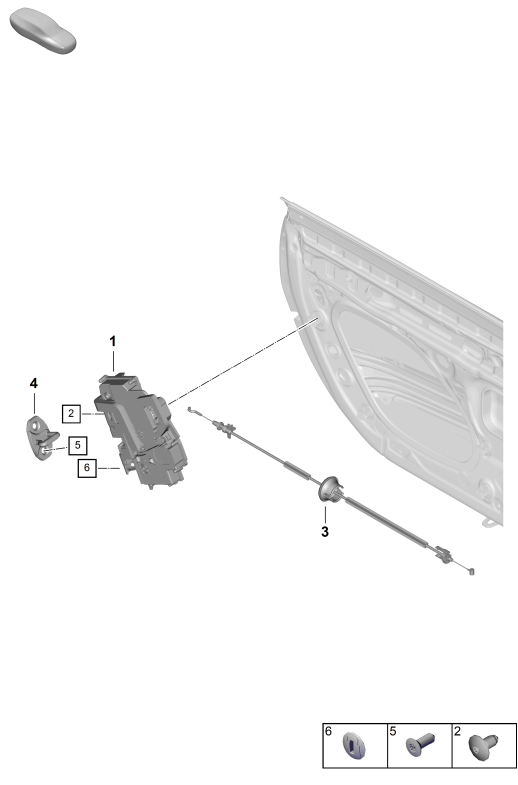 804-250 - Serrure de porte
Elements carross.amovibles