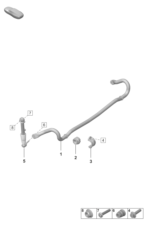 502-120 - Barre stabilisatrice
biellette d'appui
PDCC